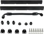 High Flow Fuel Rails Kit Billet Aluminium Black Stable Performance EFI Fuel Rails for LS1 LS6
