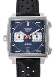 TAG Heuer Monaco Calibre 11 Chronograph CAW211P.FC6356 Blue/Silver New