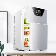 PP-Kic Quick Cooling Mini Refrigerator, Home/Car Fridge, Cosmetic Storage Freezer, Beverage Icebox, Portable Rental Essential, Suitable for Offices And Small Apartments