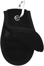 Golfbag Towel Soft with Clip Reusable Wiping Cloth Golf Ball Towel with Clip