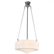 Richmond 3 Chain Pendants Lights Chrome Period Lighting Senator Inspirations