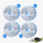 Pet Dog Cat Water Fountain Filter for 2.6L - Quad Layer Carbon Filter Pack of 4