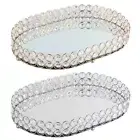 Simple Decorative Mirrored Tray Tray Vanity Tray Makeup Tray