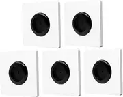 ARTIBETTER Wall Plate Covers 5pcs Cable Brush Plate for Hide Wires in Wall Cable Management