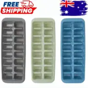 Ice Cube Tray With Lid Assorted Reusable Ice Cube Tray Easy Refill Stackable AUS