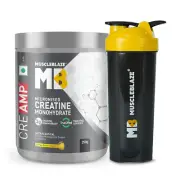 MuscleBlaze Micronised Creatine Monohydrate CreAMP Powder Pack of 2 250g