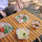 Compact Camping Tableware Set Easy to Clean Perfect for Outdoor Adventures