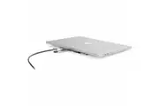 Blade Universal Lock Slot Adapter with Keyed Cable Lock Silver - for iPad