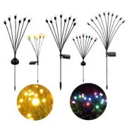 1-5X LED Solar Lights Firefly Outdoor Landscape Firework Lawn Garden Lamps