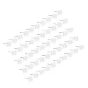50 Pcs No Trace Hook Hooks for Hanging Pictures Hangers White Nail