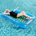 Inflatable Float Chair Float Bed Portable Multipurpose Summer Swim Pool Row