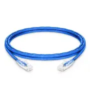 Hypertec 2 Metre 4 Pair PVC Unshielded RJ45 - RJ45 Cat6 Blue Patch Lead