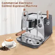 Electric Espresso Machine Commercial Digital Display Coffee Maker Double Boiler