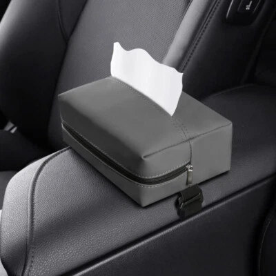 Car Armrest Box Tissue Box Holder Sun Visor Back Seat Universal Mask Holder