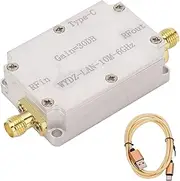 RF WideBand Amplifier, Low Noise, High Gain, SMA Female Connector, 10M 6Ghz, for Radio, RFAmplifier, LNAAmplifier, RFAmplifierModule, Signal Power Amplifier Module