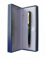 Waterman Exclusive Ballpoint Pen Matte Black & Gold Black Ink New In Box