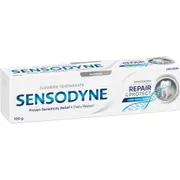 Sensodyne Toothpaste, Repair and Protect, Sensitive Teeth and Cavity Prevention, Whitening, 100g