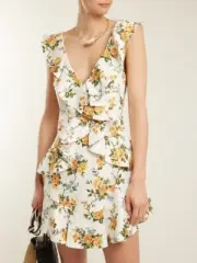 NWT. ZIMMERMANN Floral Print Mini Dress ZIM 1 / US 6