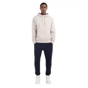 Replay Mens Overhead Fleece Logo Hoodie w/ Pocket Cream