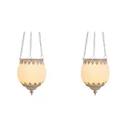 2x LVD Lantern LED Classic Hanging Decorative Lighting Display 11.5cm Home Decor