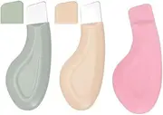 WADY Silicone Nose & Face Blackhead Remover Spatulas, 3-Pack, Safe & Made from Silicon, Gentle & Effective, Deep Clean with Mud Cream & Cleansing Oil