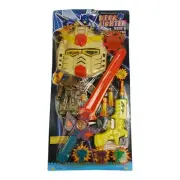 Vintage 1993 Chap Mei Mega Fighter Playset New On Card Knock Off Transformers