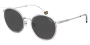 Polaroid PLD 6152/G/S Polarized 010/M9 Women’s Sunglasses Silver Size 55