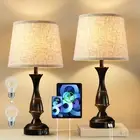 Table Lamps Bedrooms Set 2 Bedside Lamps Set 2 Touch Control 3 Way Dimmable Tabl