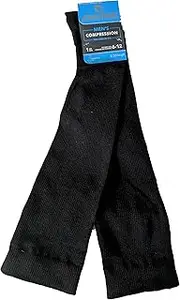 [DTSC] Men's Black Knee High Compression Socks 8-20 mmgH - Fits Sizes 6-12