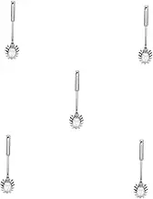 Cabilock Pcs Stainless Steel Pasta Server Spaghetti Spoon Noodle Cooking Spoon for Kitchen Multifunctional Pasta Serving Utensil Set