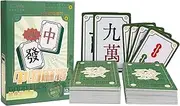 Mahjong Playing Card | Portable Mahjong Cards | Travel Asian Cards Set, Asian Deck Cards, Asian Card Game Set Mahjongs, Card for Beginners Adults, Mahjong Set Games