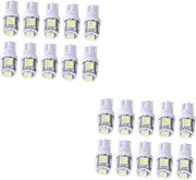 CHILDWEET 2sets 10-pack Led Car Bulbs White Lights Led Light Bulbs for Car Universal Fit Trucks Motorbikes 10pcs*2