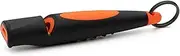 ACME Alpha 211.5 Professional Dog Training Whistle with Enhanced Ergonomic Grip. BPA-Free Plastic. 110 dBA. Long Range. Standardized Frequency. Weatherproof. Made in The UK (Black on Day Glow Orange)