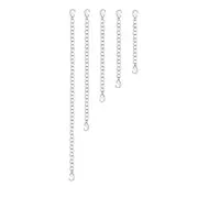 25 Pcs Extender Chain Lobster Clasp Child Buckle for Jewellery Making