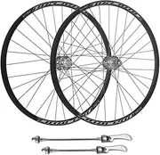 MTB Bike Wheelset 24'' 26'' 27.5'' 29'' Mountain Bike Wheel Set Disc Brake Quick Release Cassette 8 9 10 11 12 Speed Bicycle Aluminium Alloy Rims (Color : Silver, Size : 29inch)