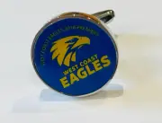 West Coast Eagles AFL Footy 2018 Premiership Premiers Mens Cufflinks