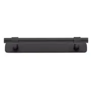 Helsinki Cabinet Pull with Backplate CTC128mm Matt Black