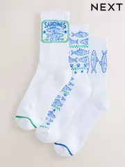 Sardines Cushion Sole Ribbed Sport Ankle Socks With Arch Support 3 Pack (AM3641) | $19