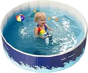 Inflatable Swimming Pool, Folding Tub for High Capacity Swimming for Garden, Holidays, Backyard