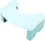 Foldable Toilet Potty Stool PP Portable Squatting Potty Foot Stool for Well Presents Travel (Green)
