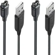 [2-Pack] 3.93ft Length Charging Cable for Garmin Fenix 5 5s 5X /Forerunner 935/Quatix 5,5 Sapphire/vivoactive 3/Approach S60/Vivosport/D2 Charlie/Impact Charger Data Cable Golf samrt Watch
