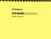 Roland TR-606 Drumatix Drum Machine OWNER'S MANUAL