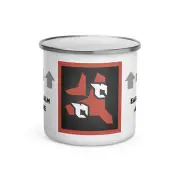 Eagle Napalm Airstrike Stratagem 12oz Enamel Mug