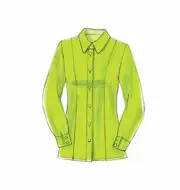 VOGUE PATTERNS 9029 B5, Misses Blouse,Sizes 8-10-12-14-16