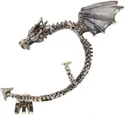 [SHERCHPRY] Unique Dragon Earrings Ear Wrap Ear Jewelry Gothic Style Comfortable Clip-on Earrings