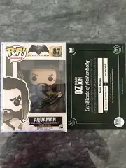 Jason Momoa Signed Batman Vs Superman Aquaman 87 Pop Vinyl With COA