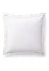 (1) Lauren Ralph Lauren Gemma Contrast Lime White Green Euro Sham Fringed Trim