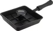 Mini Cast Iron Panini Pan with Press, 5.9 IN, as Shown