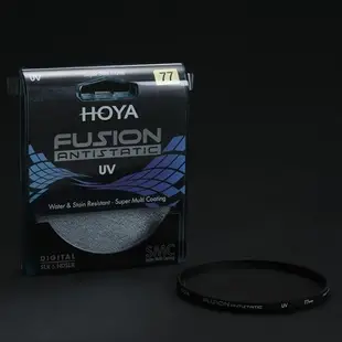 HOYA保谷FUSION浮石防靜電UV鏡多層鍍膜49 55 52 58 62 67 72 77 82mm適用佳能43尼康單反40.5索尼微單46濾鏡