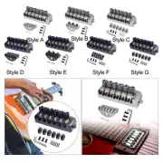 Guitar Bridge Tailpiece Hardtail Fixed Bridge for Headless Electric Guitar